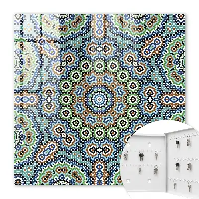 Een kleurrijk mozaïek van intense kleuren