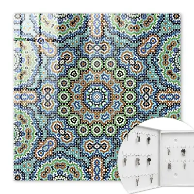 Een kleurrijk mozaïek van intense kleuren