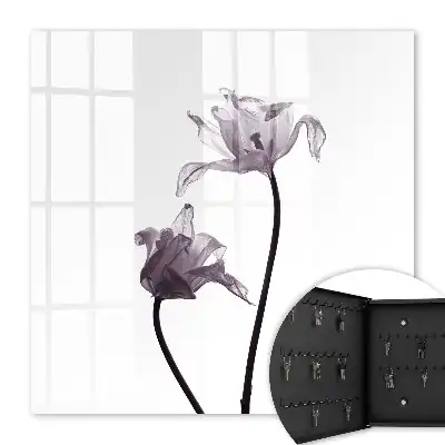 Minimalistische bloemen op een lichte achtergrond