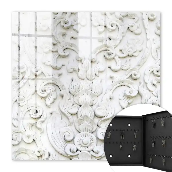 Witte ornamenten in diverse vormen