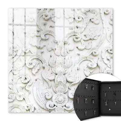 Witte ornamenten in diverse vormen