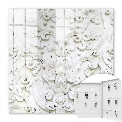 Witte ornamenten in diverse vormen
