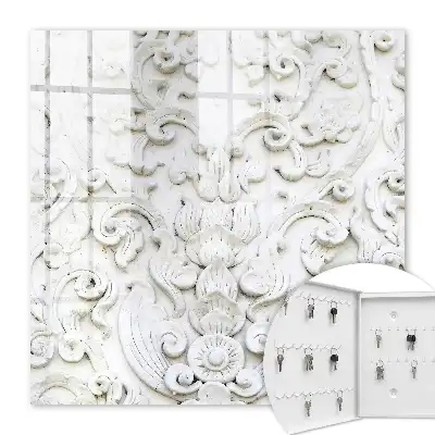 Witte ornamenten in diverse vormen