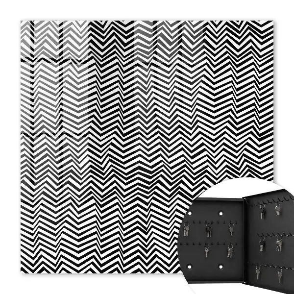 Dynamische contrastlijnen met zigzagpatroon