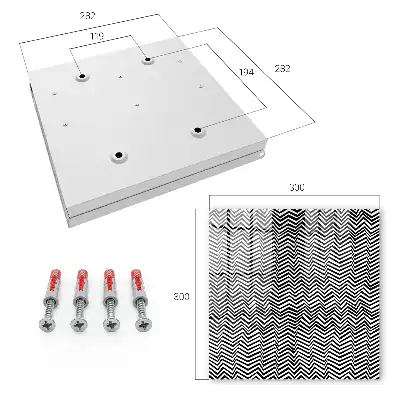 Dynamische contrastlijnen met zigzagpatroon