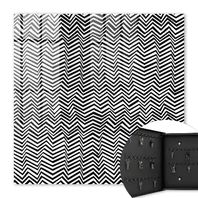 Dynamische contrastlijnen met zigzagpatroon