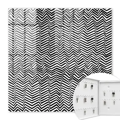 Dynamische contrastlijnen met zigzagpatroon