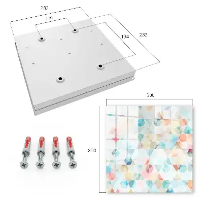 Geometrische pastelpatronen