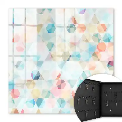 Geometrische pastelpatronen