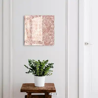 Elegant kant met bloemmotief