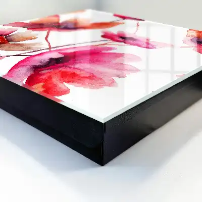 Aquarelbloemen in delicate kleuren