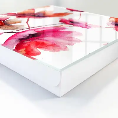 Aquarelbloemen in delicate kleuren