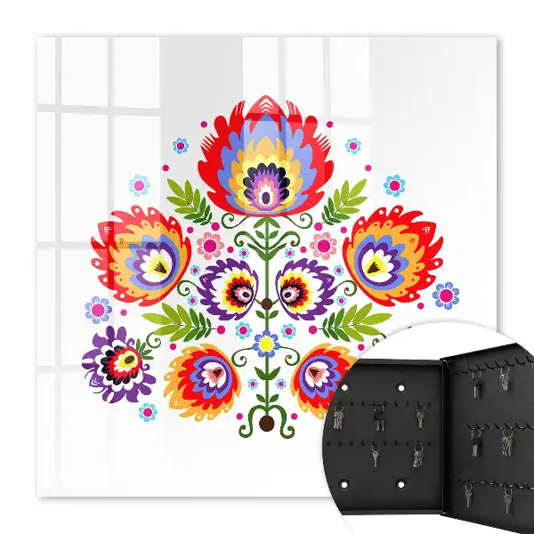 Bloemen in volksstijl