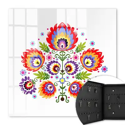 Bloemen in volksstijl