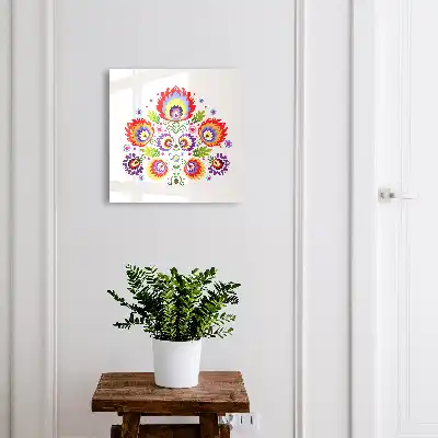 Bloemen in volksstijl