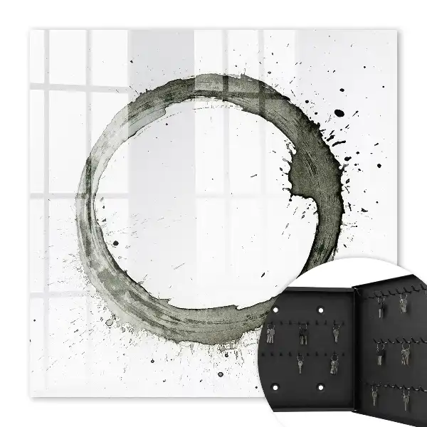 Zen-cirkel van verfspatten