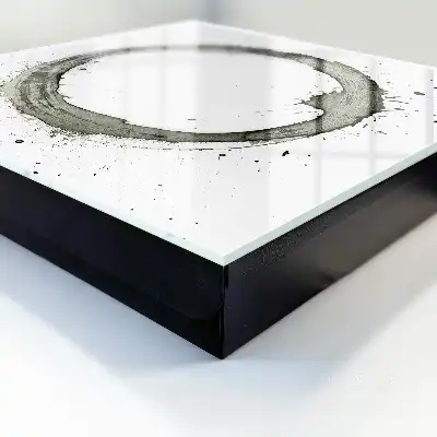 Zen-cirkel van verfspatten