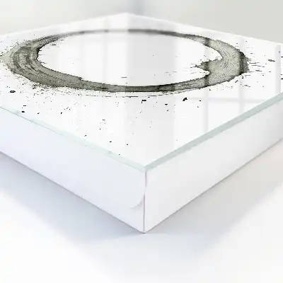Zen-cirkel van verfspatten