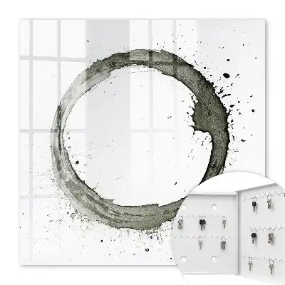 Zen-cirkel van verfspatten