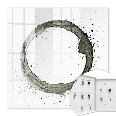 Zen-cirkel van verfspatten
