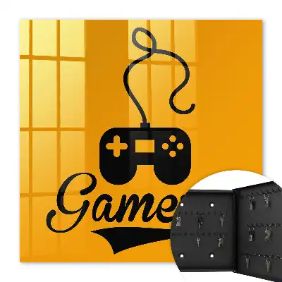 Gamepad met oranje opdruk