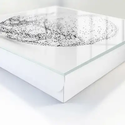 Abstracte ruimte in zwart-wit