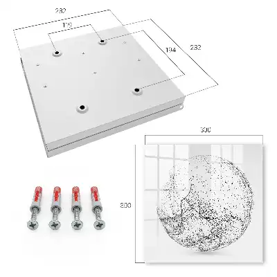 Abstracte ruimte in zwart-wit