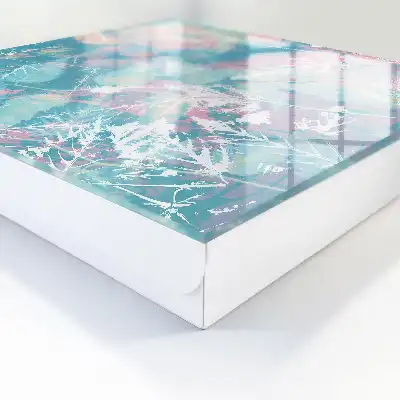 Pastelkleurige bladeren op een delicate achtergrond
