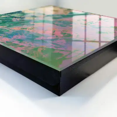 Abstracte planten in pastelkleuren
