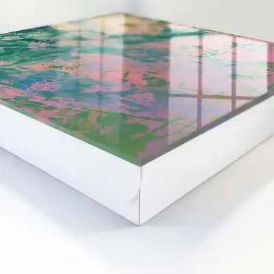 Abstracte planten in pastelkleuren