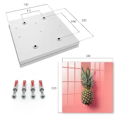 Exotische ananas op roze achtergrond
