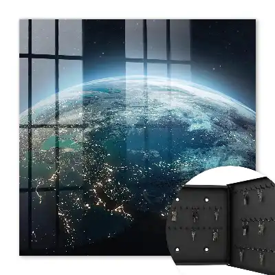 Nacht Aarde van Schaduwen van Licht