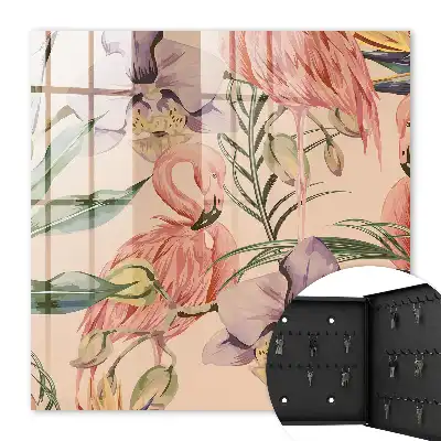Exotische decoratie met groene bladeren