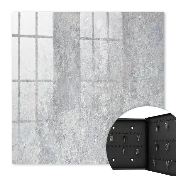 Behang met grijsbeige betonpatroon