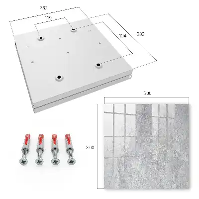 Behang met grijsbeige betonpatroon