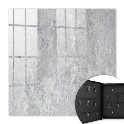 Behang met grijsbeige betonpatroon
