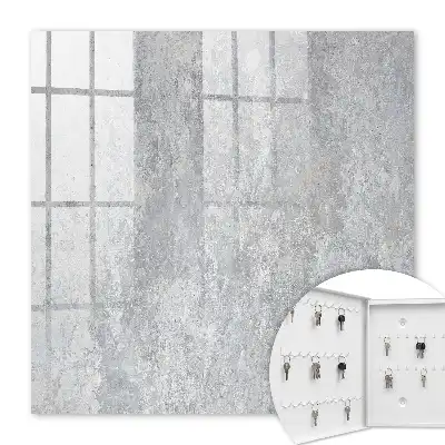 Behang met grijsbeige betonpatroon