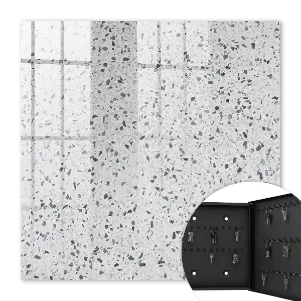 Woondecoratie met terrazzo-stijl en verfijnde textuur