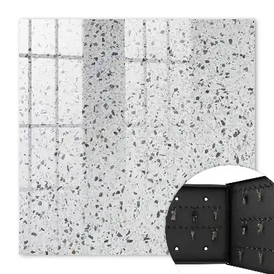 Woondecoratie met terrazzo-stijl en verfijnde textuur