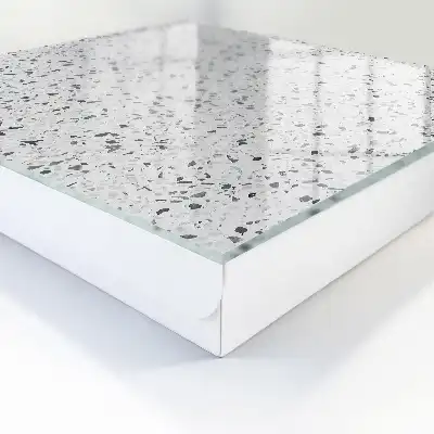 Woondecoratie met terrazzo-stijl en verfijnde textuur
