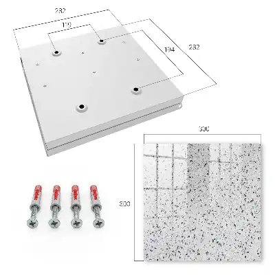 Woondecoratie met terrazzo-stijl en verfijnde textuur