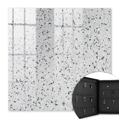 Woondecoratie met terrazzo-stijl en verfijnde textuur