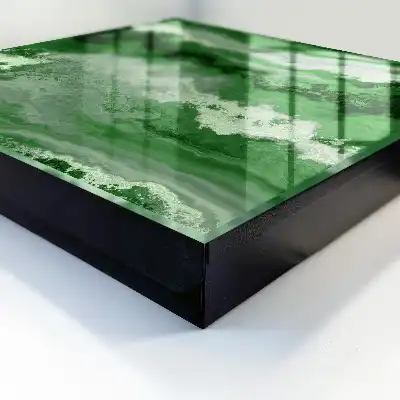 Een groene structuur vol harmonie
