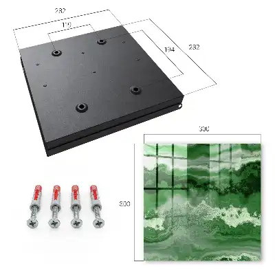 Een groene structuur vol harmonie