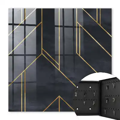 Geometrische structuur met contrasterende kleuren
