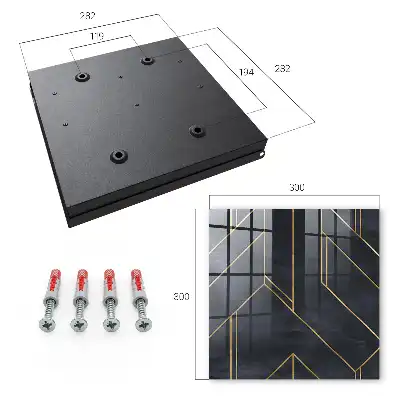Geometrische structuur met contrasterende kleuren