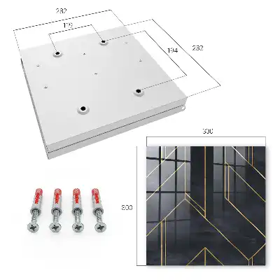 Geometrische structuur met contrasterende kleuren