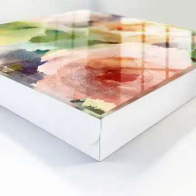 Bloemenmotief in pastelkleuren