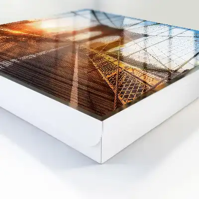 De ondergaande zon zorgt voor symmetrie