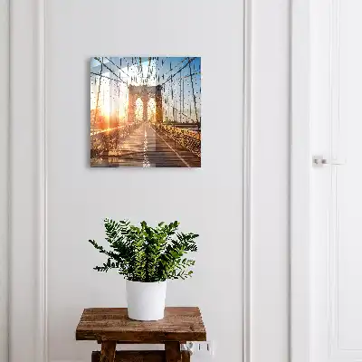 De ondergaande zon zorgt voor symmetrie